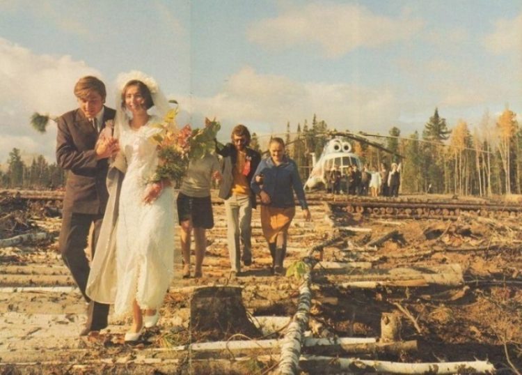 Особый свадебный колорит в СССР: 50 фото