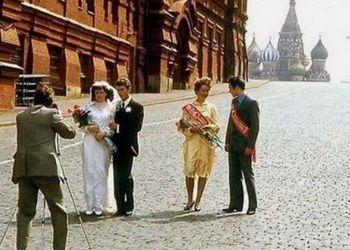 Особый свадебный колорит в СССР: 50 фото