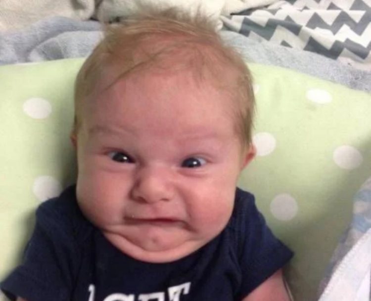 Смайлики отдыхают: 35 самых прикольных эмоций младенцев