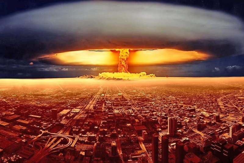 Смоделированный ядерный взрыв итог гонки вооружений